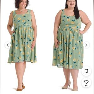 Modcloth Freeing Feeling Fit And Flare Dress SZ 2X